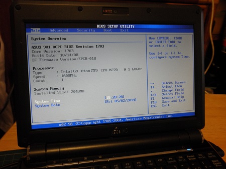 Eee PC 901 BIOS