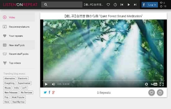 お気に入りのyoutube動画をリピート再生 Listen On Repeatの使い方とスマホ版アプリについて 自作pcテクニカルセンター